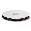 100 Yards Polka Dot Print Nylon Ribbons OCOR-G014-01B-2