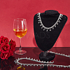 Iron Rhinestone Cup Chains CH-WH0011-03S-4