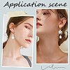 SUNNYCLUE DIY Star & Flower Natural Shell Dangle Earrings Making Kit DIY-SC0025-13-5