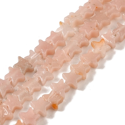 Natural Pink Opal Beads Strands G-G085-B36-02-1