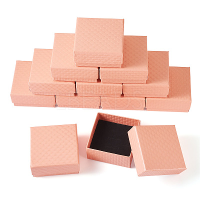 Rhombus Textured Cardboard Gift Storage Boxes CON-TAC0010-03B-05-1