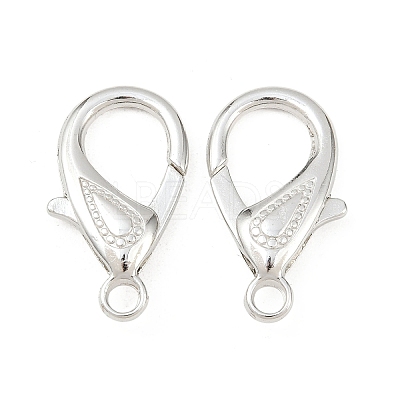 Tibetan Style Alloy Lobster Claw Clasps PALLOY-O027-P01-1