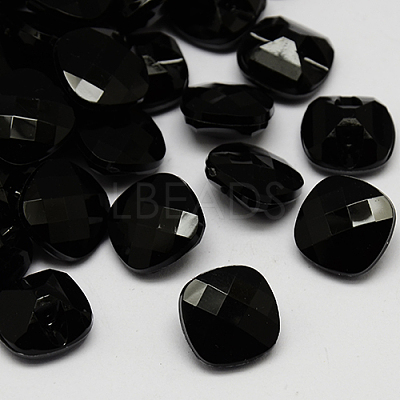 Taiwan Acrylic Rhinestone Buttons BUTT-F018-15mm-01-1