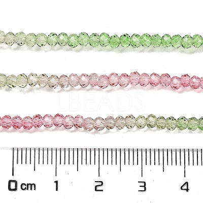 Transparent Painted Glass Beads Strands LS-DGLA-A034-T2mm-A18-1