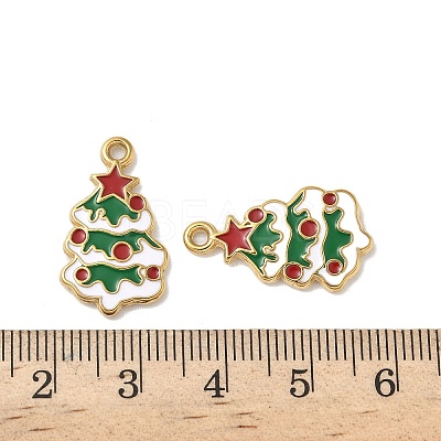 304 Stainless Steel Enamel Pendants STAS-L300-012G-02-1