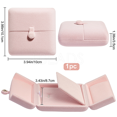 Velvet Pendant Box VBOX-WH0011-02-1