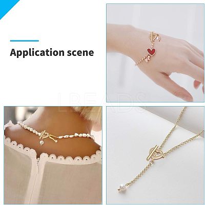 Brass Micro Pave Clear Cubic Zirconia Toggle Clasps KK-NB0002-37G-NF-1