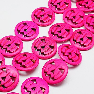 Synthetic Turquoise Beads Strands TURQ-G115-15mm-M-1
