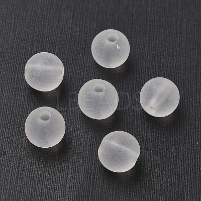 Transparent Acrylic Ball Beads FACR-R021-10mm-16-1