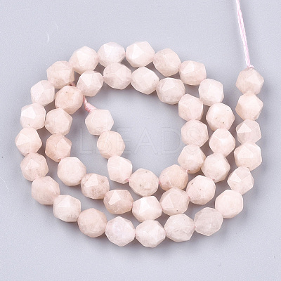 Natural Pink Morganite Beads Strands X-G-T108-28B-1
