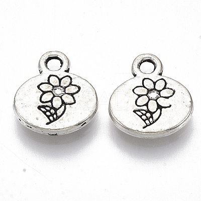 Tibetan Style Alloy Charms LS-TIBE-N006-61AS-LF-1