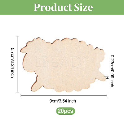 Unfinished Wood Pieces DIY-WH0430-025G-1