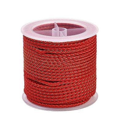 11M Polyester Braided Cord with Cotton Core & Metallic Thread OCOR-Z006-01-27-1