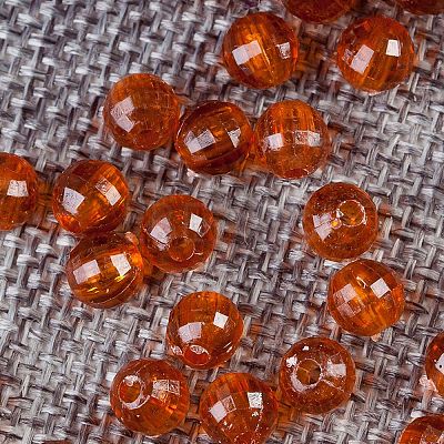 Transparent Acrylic Beads TACR-NH0001-F-17-1