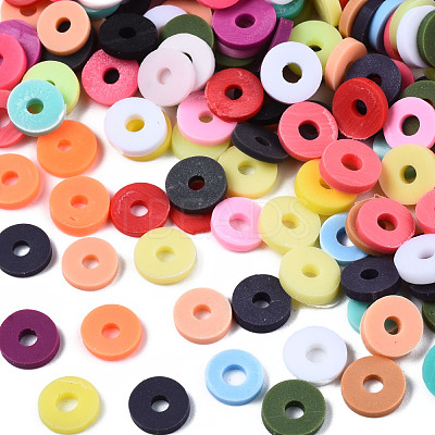 Handmade Polymer Clay Beads CLAY-Q251-6.0mm-M1-1