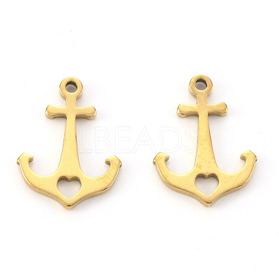 PVD Vacuum Plating 304 Stainless Steel Charms X-STAS-N092-100G-1