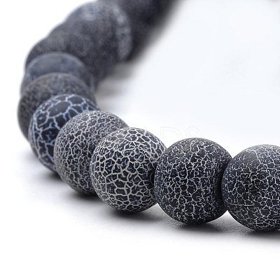 Natural Weathered Agate Beads Strands G-S259-05A-8mm-1
