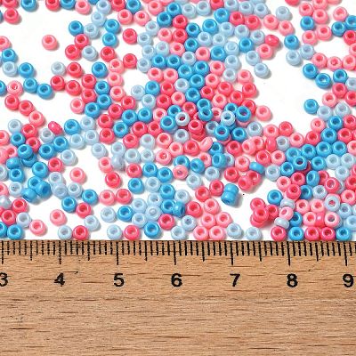 Baking Paint Glass Seed Beads SEED-P006-03A-12-1