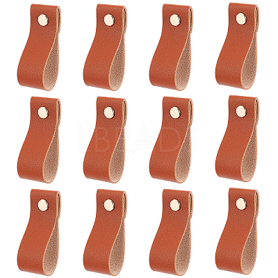 Rectangle Leather Drawer Handles AJEW-WH0251-77D-1