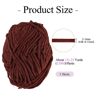 1 Skein Soft Crocheting Yarn WCOR-TADJ0001-01C-1