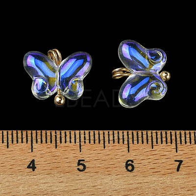 Alloy Glass Pendants GLAA-P080-01G-05-1