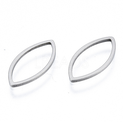 Non-Tarnish 201 Stainless Steel Linking Rings STAS-N090-T05-1-1