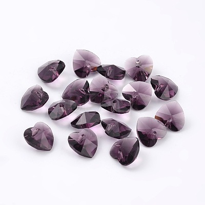 Romantic Valentines Ideas Glass Charms G030V14mm-12-1