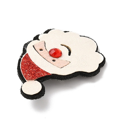 Christmas Theme PU Leather Brooch LS-JEWB-C004-01B-1
