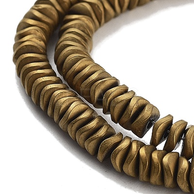 Electroplated Synthetic Non-magnetic Hematite Beads Strands G-H020-M01-16-1