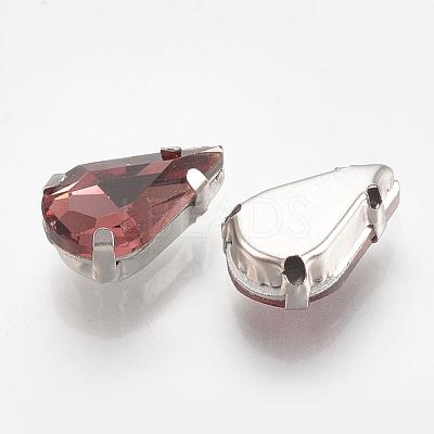 Sew on Rhinestone RGLA-T035-6x10mm-18-1