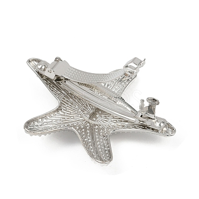 Alloy with Iron Clip Hair Barrettes LS-PHAR-G014-02B-P-1