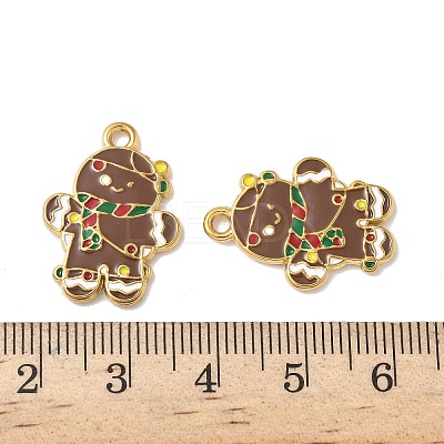 304 Stainless Steel Enamel Pendants STAS-L300-012G-03-1