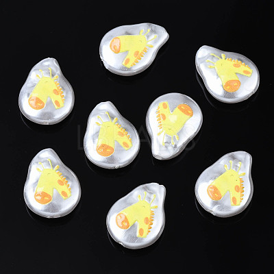 3D Printed ABS Plastic Imitation Pearl Beads KY-S163-420-1