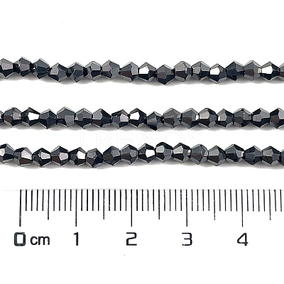 Transparent Electroplate Glass Beads Strands LS-EGLA-A039-T3mm-UA13-1