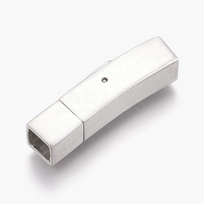 304 Stainless Steel Bayonet Clasps STAS-O114-046MP-C-1