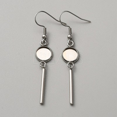 314 Stainless Steel Earring Hooks STAS-WH0046-01E-1