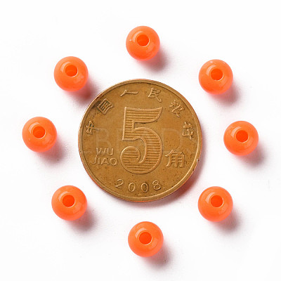Opaque Acrylic Beads LS-MACR-S370-C6mm-A37-1