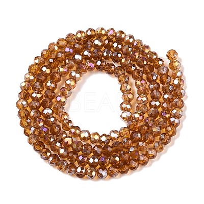 Electroplate Glass Beads Strands EGLA-A044-T2mm-B04-1