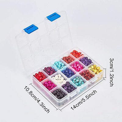15 Colors Dyed Synthetic Turquoise Beads G-GA0001-02-1