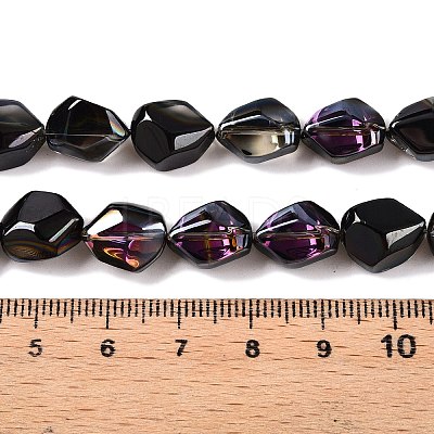 Electroplate Glass Beads Strands EGLA-T021-10K-1