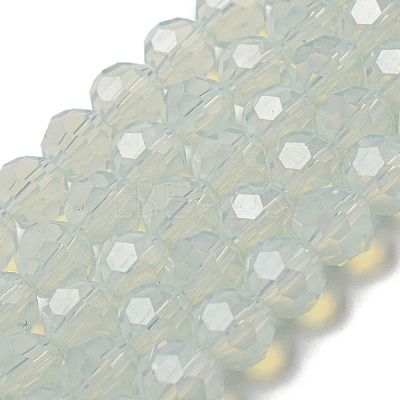 Imitation Jade Glass Beads Stands EGLA-A035-J8mm-D06-1