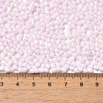 Opaque Colours Luster Glass Seed Beads SEED-B001-01A-03-1