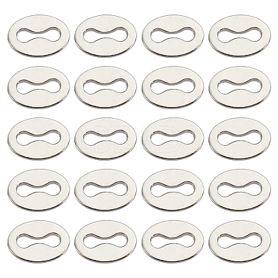20Pcs 925 Sterling Silver Chain Tabs STER-BC0002-87P-1