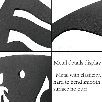 Iron Wall Signs AJEW-WH0286-254-1