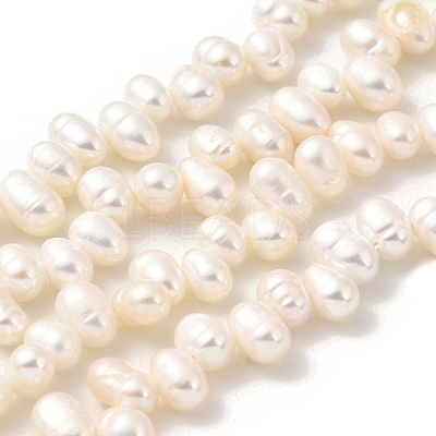 Natural Cultured Freshwater Pearl Beads Strands PEAR-A006-23B-1