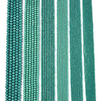 Opaque Solid Color Imitation Jade Glass Beads Strands EGLA-A044-P1mm-D31-1