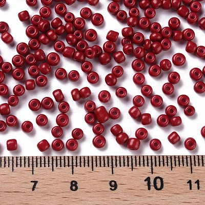 Baking Paint Glass Seed Beads SEED-US0003-3mm-K14-1