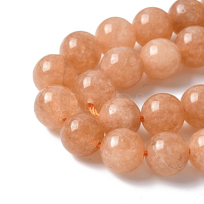 Natural White Jade Beads Strands G-F364-11-8mm-2-1