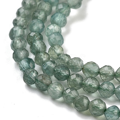 Natural Green Apatite Beads Strands G-G105-A01-02-1