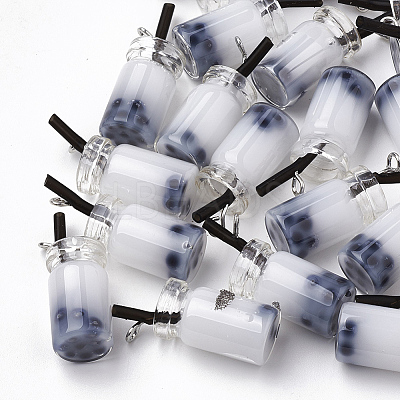 Glass Bottle Pendants LS-CRES-N017-03G-1